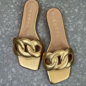 Gold Chain Women's Sandals